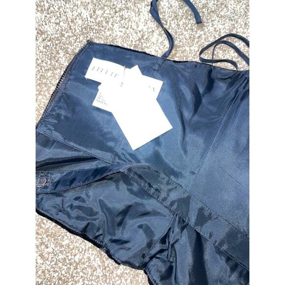 LILLIE RUBIN BUSTIER CORSET STRAPLESS black NEW black floral sequined SZ 8 - Picture 4 of 8